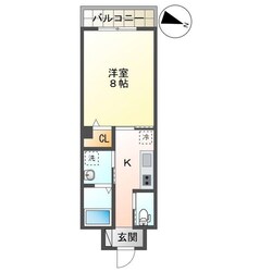 エヴァーグリーン思案橋の物件間取画像